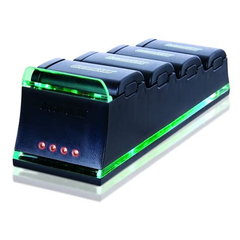 dreamGEAR Xbox 360 Quad Dock Pro. Charge up to four Xbox 360 rechargeable battery packs ...