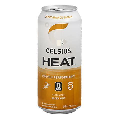 Celsius Heat Carbonated Jackfruit Energy Drink 16 oz | Shop | Priceless ...