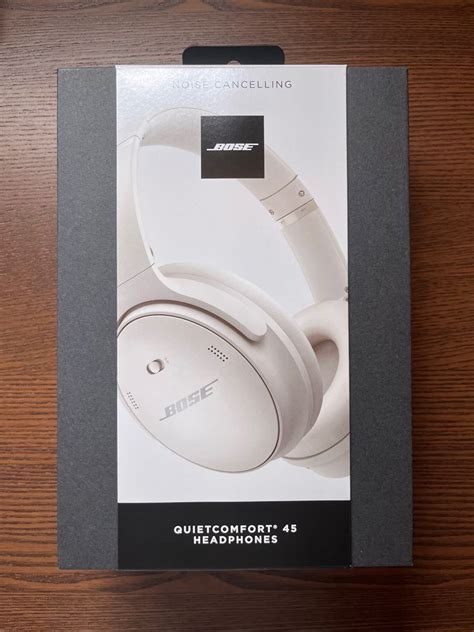 Bose QC45 [White], Audio, Headphones & Headsets on Carousell