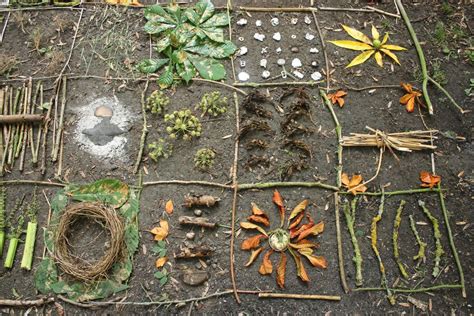 Finished Piece of Natural Art | Forest school activities, Nature art, Nature crafts