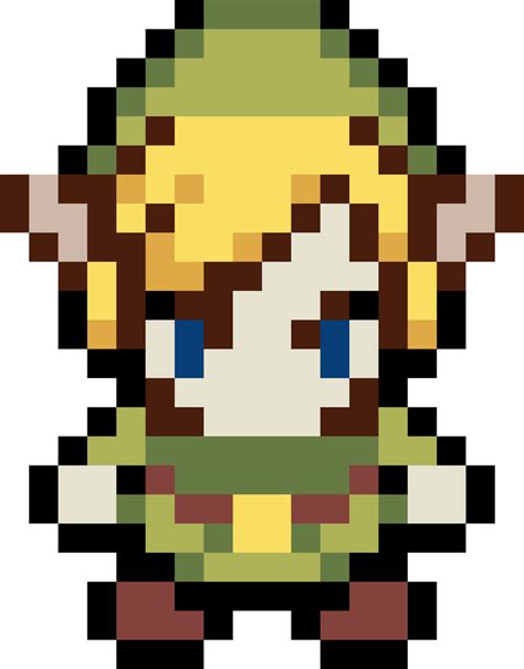 Link - The legend of Zelda Pixel by KomankK on DeviantArt