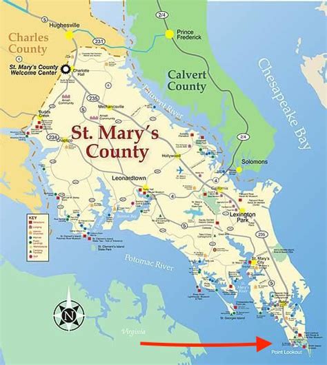 Map Of Solomons Island Md