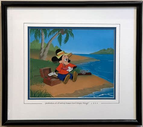 Original Walt Disney Production Cel on a Color Copy Background ...