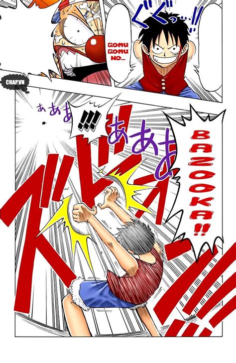 Gomu Gomu no.... BAZOOKA!! - Luffy vs Buggy - One Piece - Manga ...