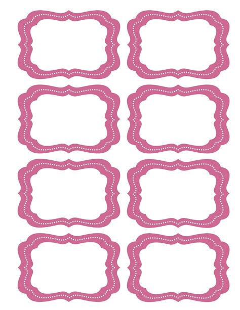 Candy Labels Blank | Free Images at Clker.com - vector clip art online, royalty fr… | Labels ...