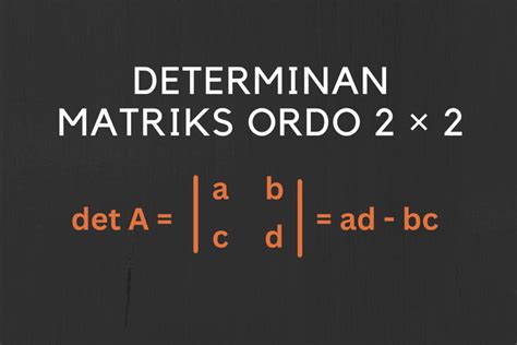 Foto : Determinan Matriks Ordo 2x2