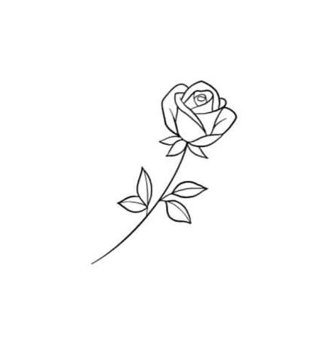 Easy Stencil Rose Outline - bmp-news