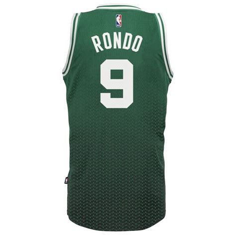 adidas Rajon Rondo Boston Celtics Resonate Fashion Swingman Jersey - Kelly Green/Black - NBA Store