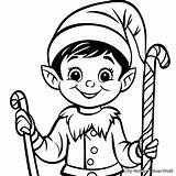 elf On The Shelf coloring Sheet sketch template