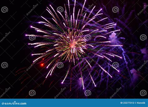 Fireworks in sky stock image. Image of event, night, party - 22277313