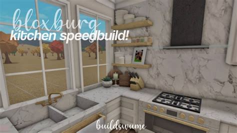 Bloxburg Kitchen Speedbuild | - YouTube