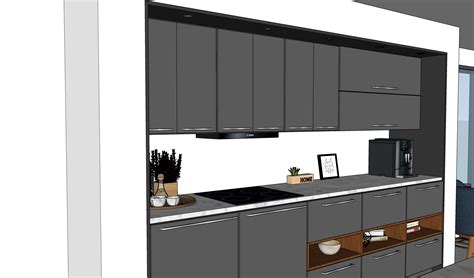 Landing page and form - Kitchen modeling in SketchUp Pro 2021