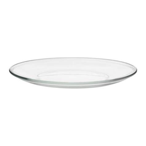 IKEA OPPEN - Plate, clear glass - 23 cm Ikea http://www.amazon.co.uk/dp ...