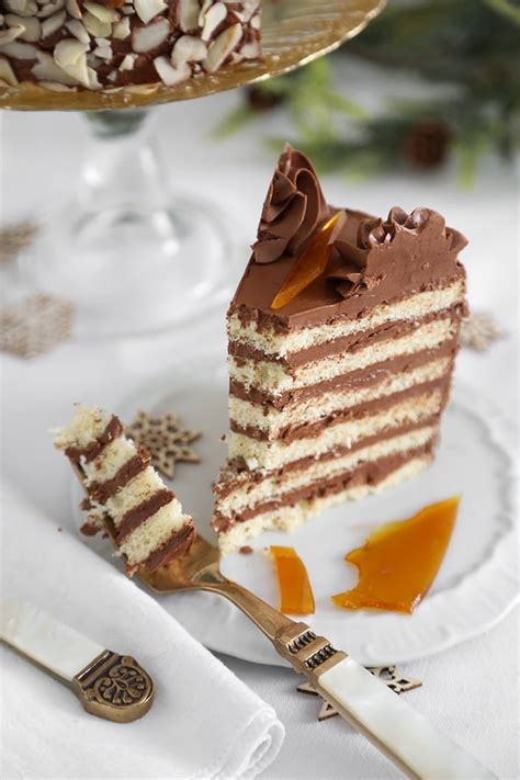 Hungarian Dobos Torte - Sprinkle Bakes