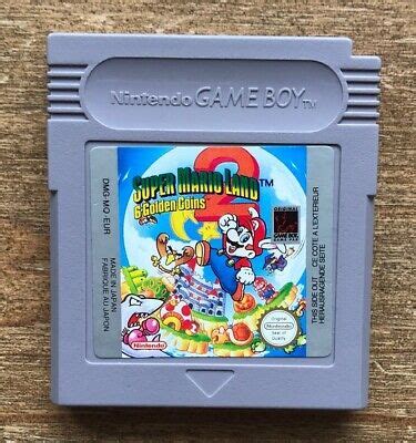 Super Mario land-6 Golden Coins Game Boy Color GBC 16bit Video Game ...