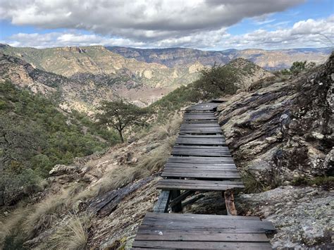 Free picture: bridge, national park, trail, wooden, landscape, mountain, ascent, slope, nature, wood