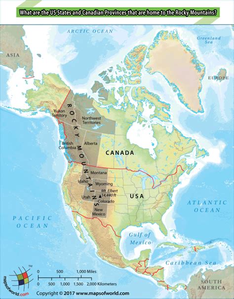 What are the US States and Canadian Provinces that are home to the Rocky Mountains? - Answers