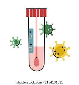 Covid19 Coronavirus Cartoon Style Pcr Test Stock Vector (Royalty Free) 2154131511 | Shutterstock