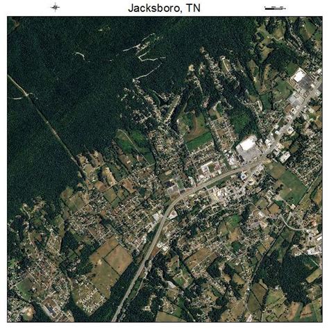 Aerial Photography Map of Jacksboro, TN Tennessee