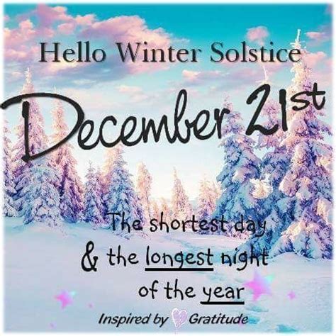 Winter Solstice December 21st winter solstice winter images winter quotes hello winter winter ...