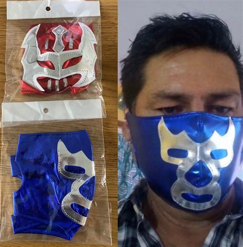 Classic lucha libre face masks x 2 | Etsy