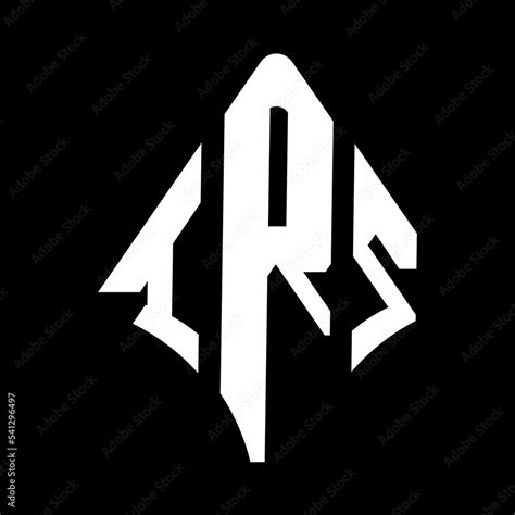 IRS logo. IRS logo letter logo design vector image. IRS letter logo ...