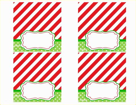 Free Printable Christmas Table Place Cards Template Of Place Cards ...