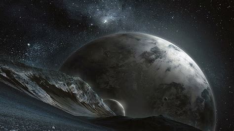 HD wallpaper: fantasy art, planet, surface, alien planet, alien ...