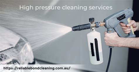 Benefits of High Pressure cleaning - Reliable bond cleaning