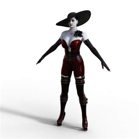 lady dimitrescu resident evil 8 rig 3D Models in Fantasy 3DExport