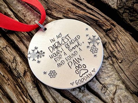 Personalized pet memorial ornament. Custom Christmas tree | Etsy