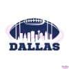 Dallas Cowboys 1960 Football Skyline SVG Download