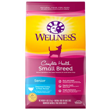 Wellness Complete Health Natural Small Breed Senior Health Recipe Dry Dog Food | PetFlow