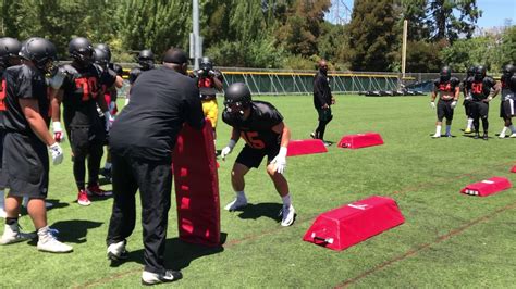 Showcase practice: Linebacker drills - YouTube