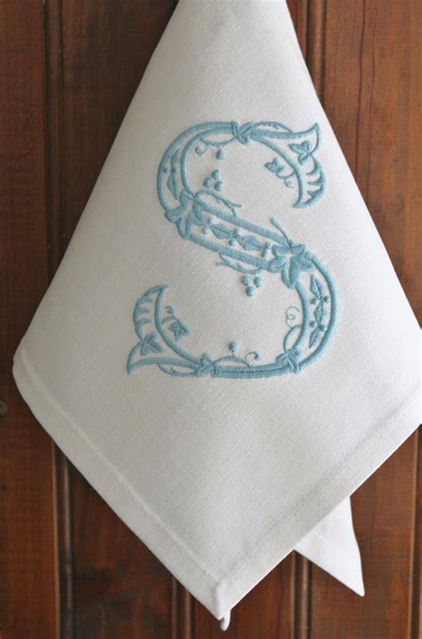 Monogrammed Napkins Monogram Napkin Personalized