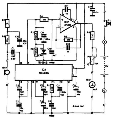 Sound-Level Meter Circuit Diagram | Electronic Circuit Diagrams ...