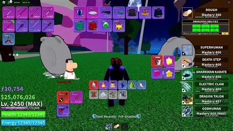 [Blox Fruits] Level 2450 | SG | Godhuman | *Awakened Dough (300 ...