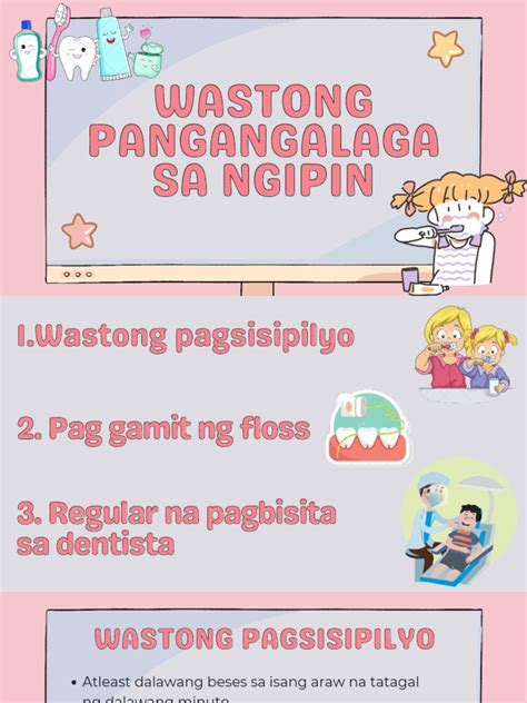 Wastong Pangangalaga Sa Ngipin | PDF