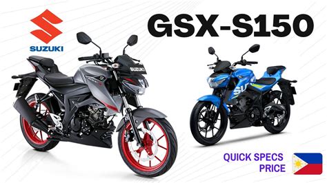 Suzuki GSX S150 | Quick Specs and Price | Philippines 2022 - YouTube