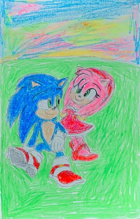 Sonic and Amy (Sonic Movie Fan Art) - Sonic the Hedgehog Fan Art (45691669) - Fanpop