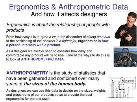 PPT - Ergonomics and Anthropometrics PowerPoint Presentation, free download - ID:939867