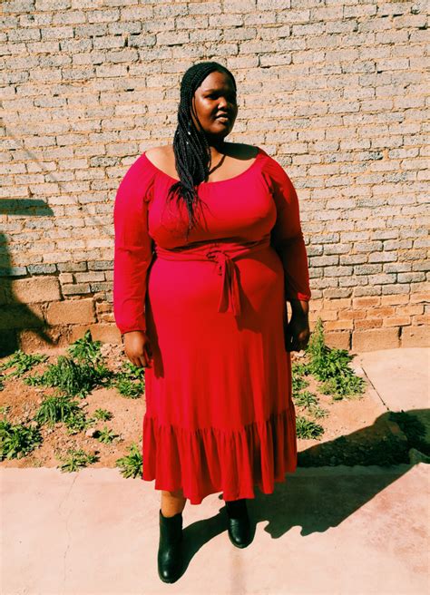 Plus Size Red Dress: Looking Like The Dancing Lady Emoji