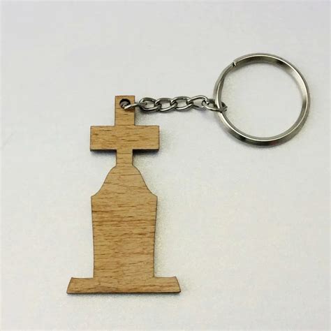 Custom Laser Cut Wooden Cat Keychain Crafts - Buy Keychains ...