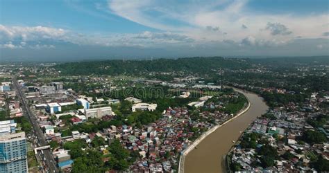 Cityscape: Davao City in Mindanao, Philippines. Stock Footage - Video ...