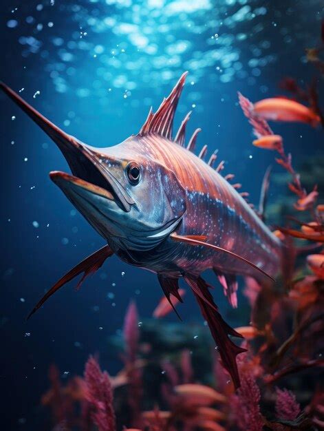 Premium AI Image | Swordfish in its Natural Habitat Wildlife Photography Generative AI