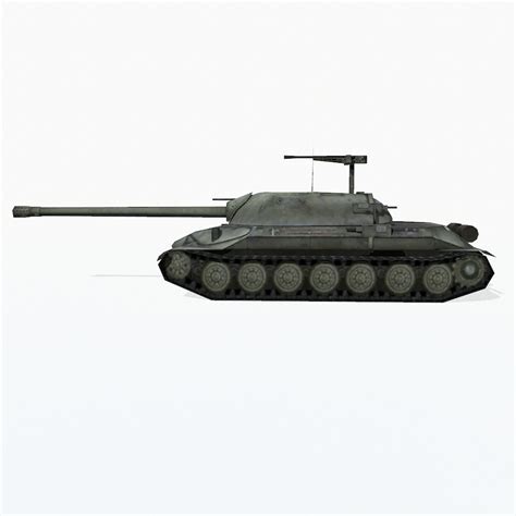 3d model is-7 heavy tank