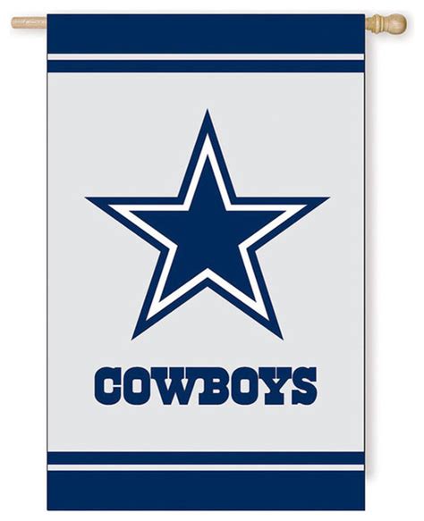 Dallas Cowboys Fiber Optic House Flag - Traditional - Flags And ...