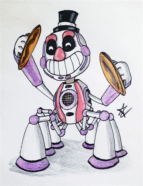 Music Man by me | Cute cartoon drawings, Fnaf, Fnaf funny