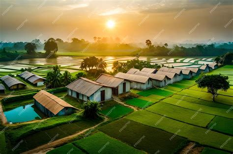 Premium Photo | Village in Bangladesh