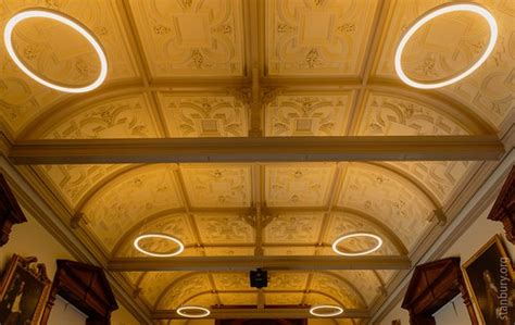 Ceiling lights | Oxford University Examination Schools durin… | Flickr